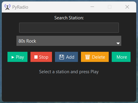 Old PyRadio.