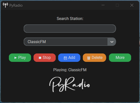 PyRadio Gets a Facelift